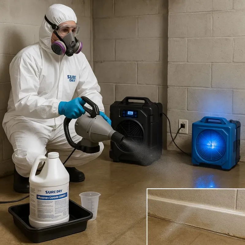 Sanitization and Odor Removal process in Dayton, NJ